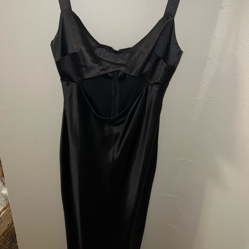Petal and pup NWOT black cutout gown